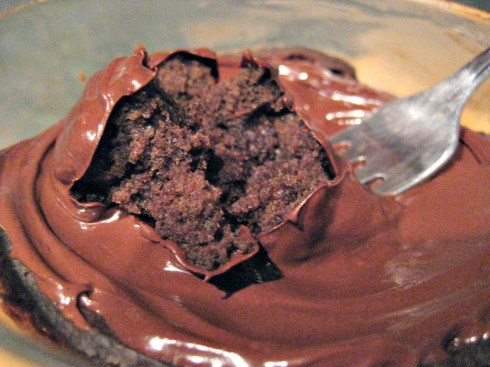 Single Serve Chocolate Cake Bite