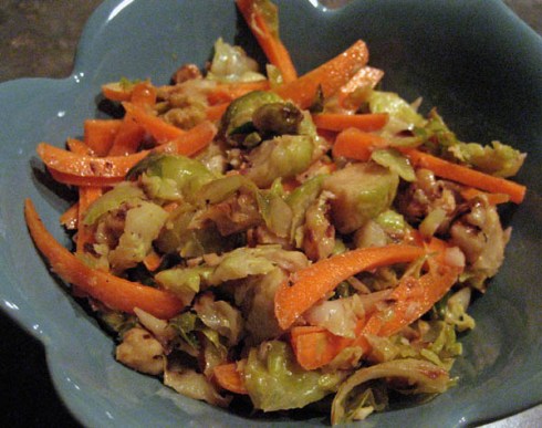 Brussels Sprouts Salad | Adventures of a Hungry Redhead