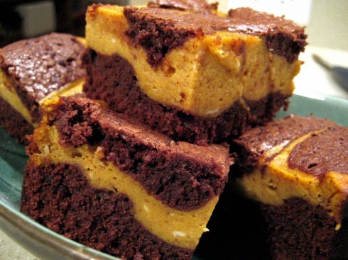 Pumpkin Cheesecake Brownies | Adventures of a Hungry Redhead