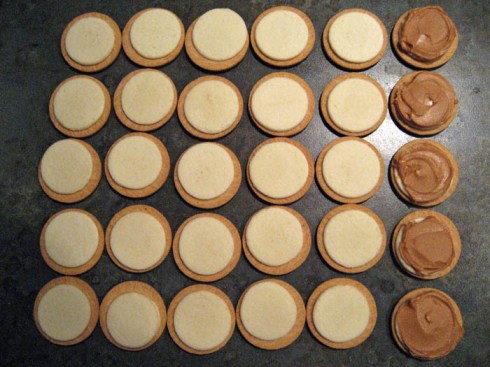 Fluffernutter Oreo Moon Pies | Adventures of a Hungry Redhead