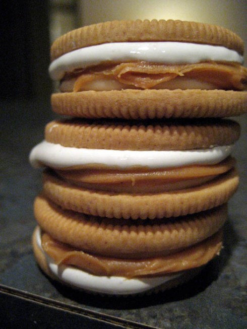 Fluffernutter Oreo Moon Pies | Adventures of a Hungry Redhead