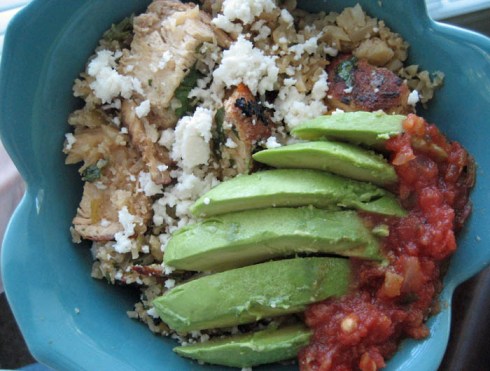 Mexican Chicken and Cauliflower Rice | Adventures of a Hungry Redhead