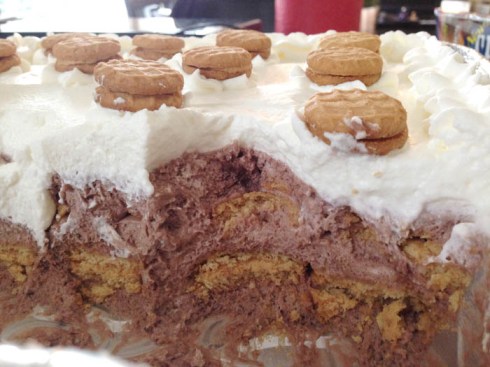 Chocolate Nutter Butter Icebox Cake | Adventures of a Hungry Redhead