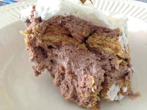 Chocolate Nutter Butter Icebox Cake | Adventures of a Hungry Redhead