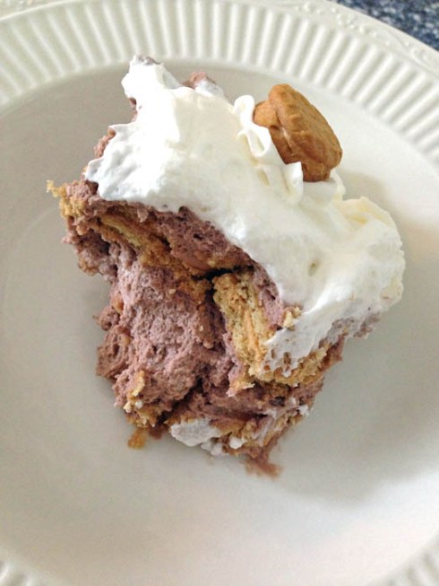 Chocolate Nutter Butter Icebox Cake | Adventures of a Hungry Redhead