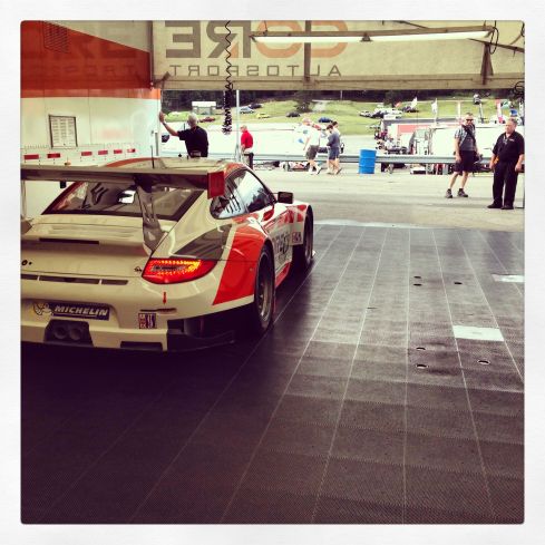 CORE autosport paddock