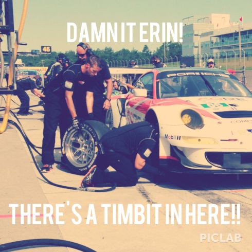 Tim Bit in the Porsche