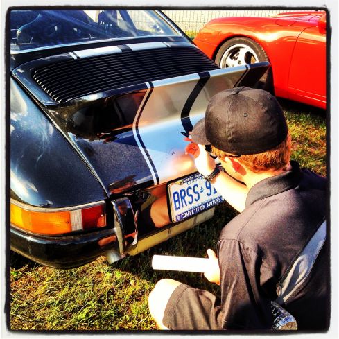 Patrick Signs a Porsche