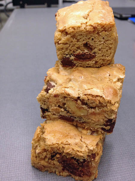 Peanut Butter Chocolate Chip Bars | Adventures of a Hungry Redhead